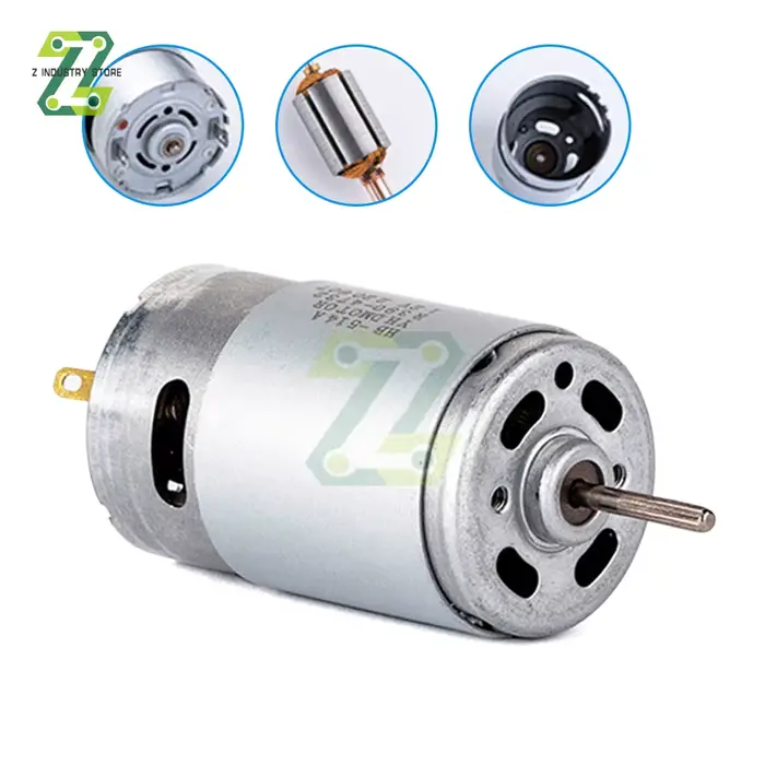 Moteurs DC 220V, moteur à engrenages électriques à couple élevé 12000 tr/min