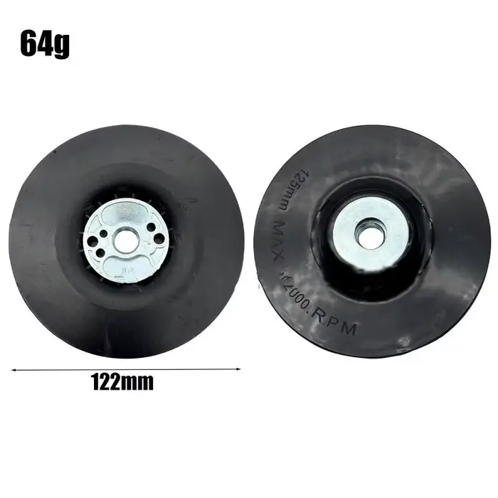Disque de ponçage, tampon de support, fixation pour meuleuse d'angle, accessoires d'outils électriqu