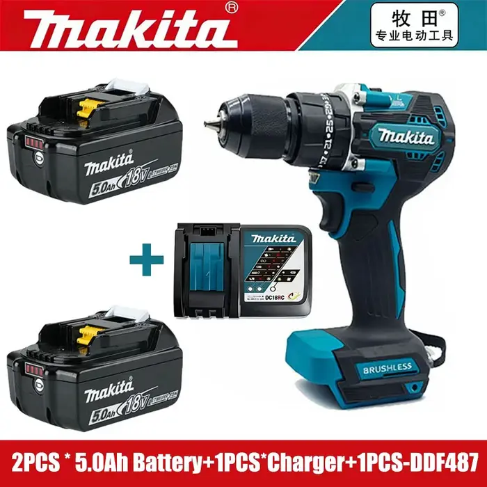 Batterie d'outil puissante 100% originale neuve 18V Makita 5Ah 6Ah 9Ah + chargeur