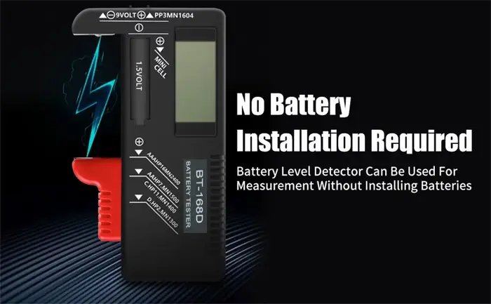 168D testeur de batterie universel numérique LCD
