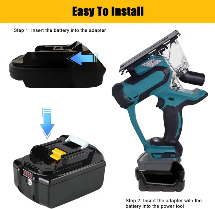 Adaptateur de batterie EIN18MT pour convertir les batteries Li-ion Einhell 18V en outils électriques sans fil Makita 18V