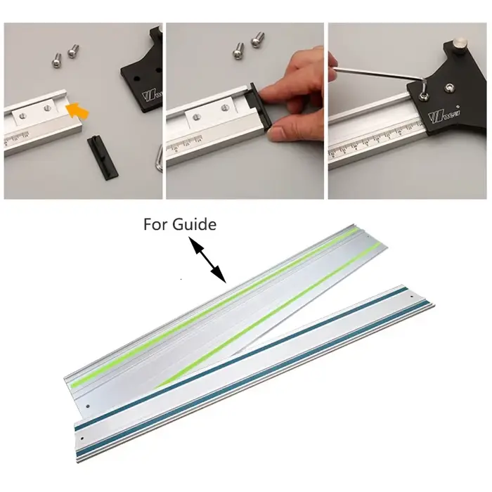 Wnew – système de guidage de Rail parallèle pour scie circulaire