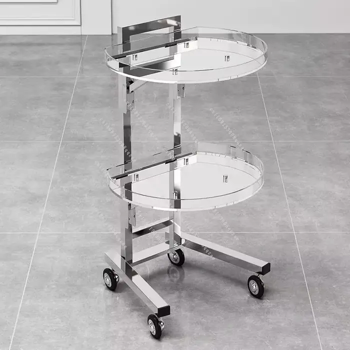 Chariot à outils pliable en acier inoxydable