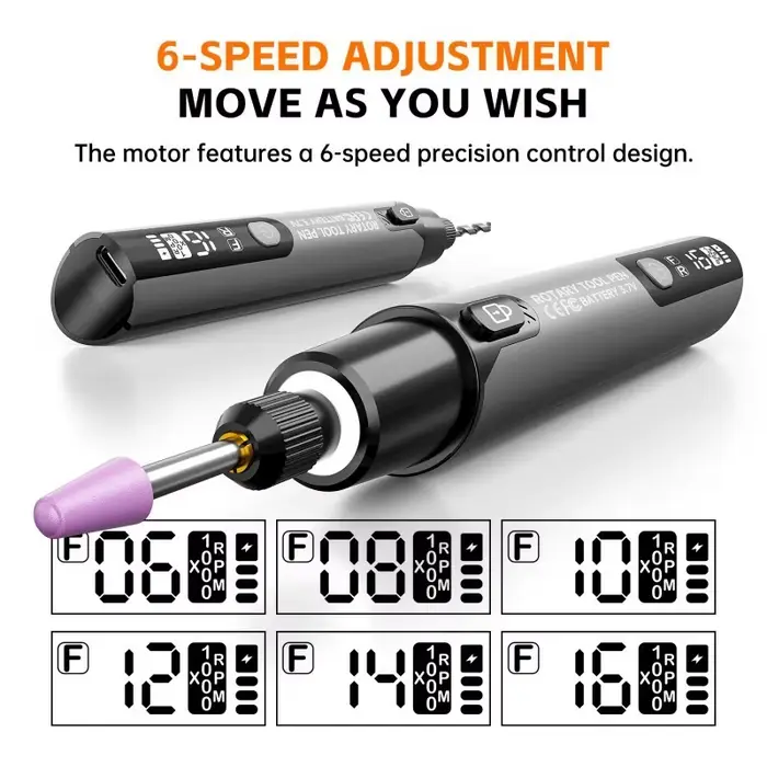 Kit d'outils rotatifs à affichage numérique