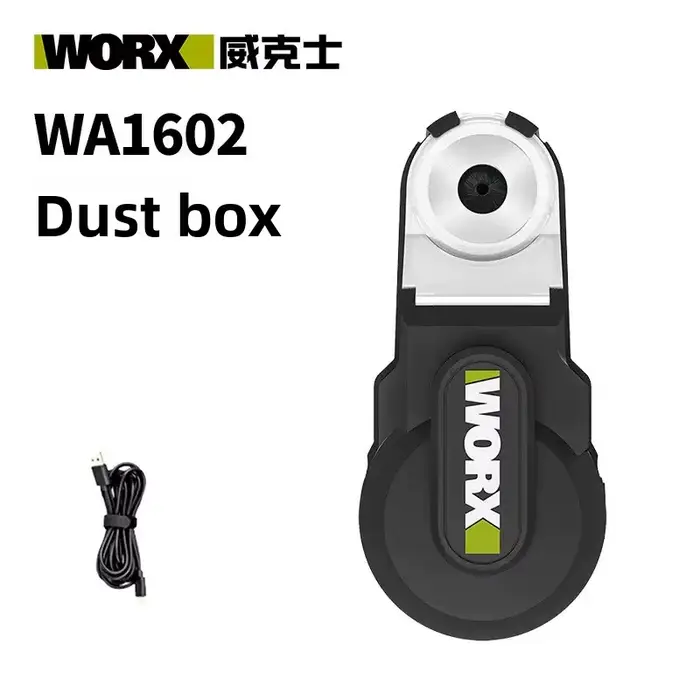 WORX – nettoyeur puissant de collecte de poussière, aspiration de 13Kg, boîte visuelle de 35ml, USB