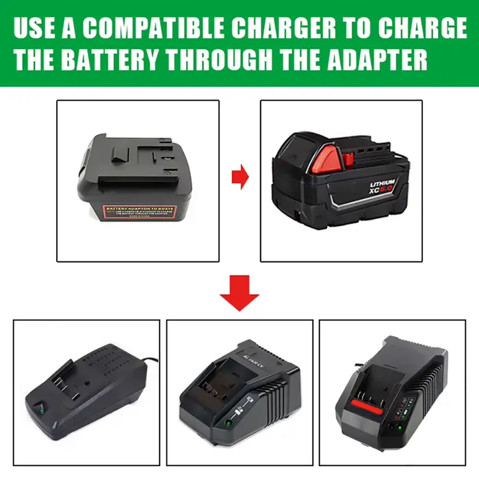 Adaptateur de batterie pour outils Bosch 18V