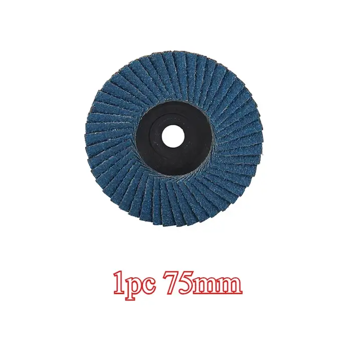 Disques à lamelles plats de 75 mm (1/3 pièces) – Mini-disques de ponçage de 3 pouces pour meuleuse d
