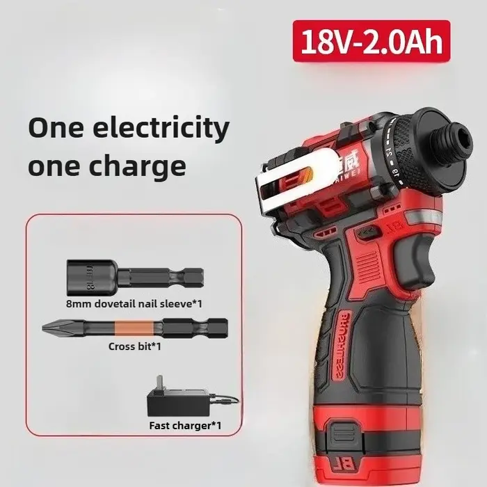 SUMAIWEI perceuse électrique sans brosse sans fil fracassable