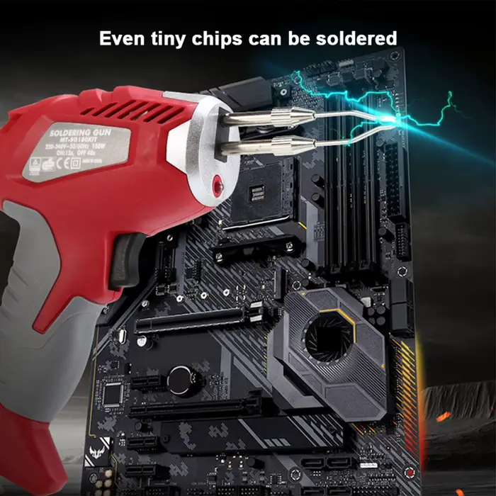 Pistolet à souder électronique 180W 200 ℃ Kit de fer