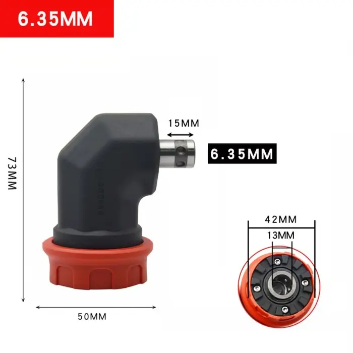 Mandrin de conversion de perceuse à dégagement rapide pour embouts hexagonaux de 6
