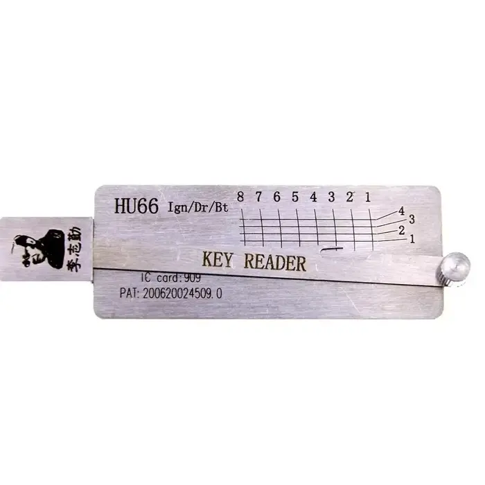 Lishi HU66 Outil LOCKSMITH Lecteur/décodeur de clé 2 en 1 pour Volkswagen