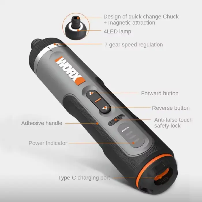 Worx 4V jeux de tournevis électriques WX242