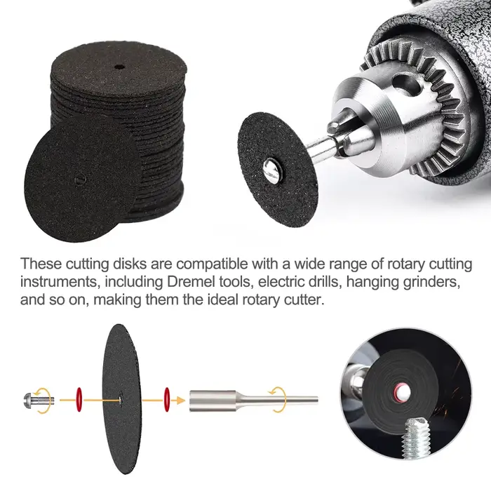 XCAN 36/150 pièces disque de roue découpée en résine 25mm disque de coupe meules pour accessoires d'