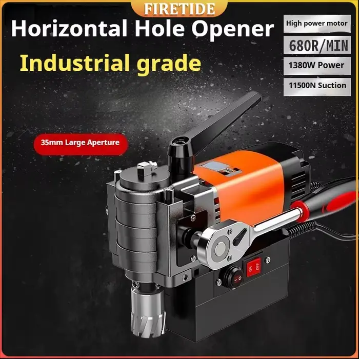 Perceuse magnétique horizontale portable de petite taille, perceuse électrique multifonctionnelle po