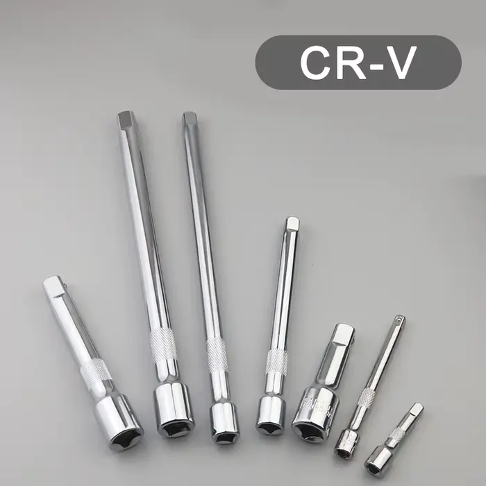Clé à cliquet à douille 1/4 "3/8" 1/2 ", barre d'extension 50/75/100/125/150/250mm, barre longue, ma
