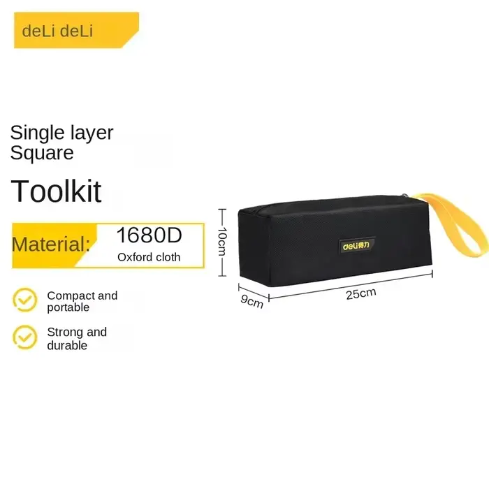 Deli Oxford tissu petit sac à outils multifonction multi-poches