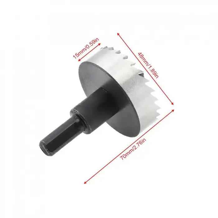 Forets de coupe de scie cloche HSS 40mm / 48mm pour pistolet/établi/magnétique/forets de pistolet à Air