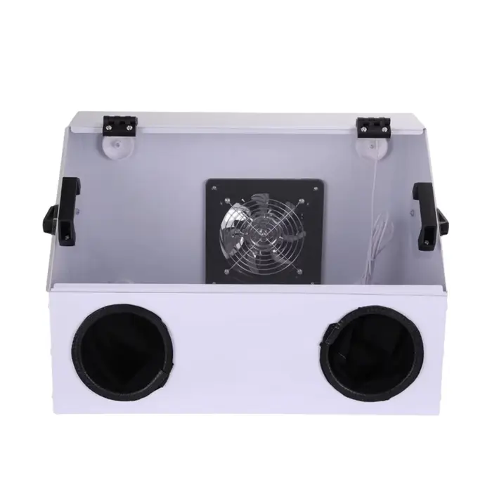 Boîte anti-poussière métallique monobloc pour machine de meulage de table