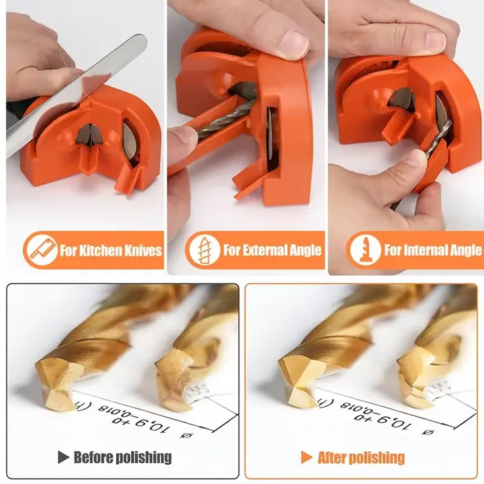 Affûteur de couteaux de perceuse à percussion électrique