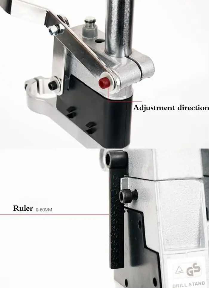 Support de fixation pour perceuse électrique sur établi