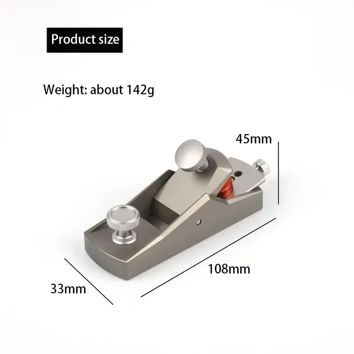 Mini rabot à main en alliage d'aluminium