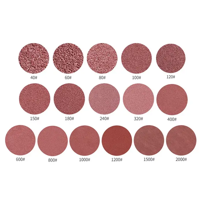 Feuilles Abrasives en Oxyde d'Aluminium pour Ponceuse Orbitale PSM 100A