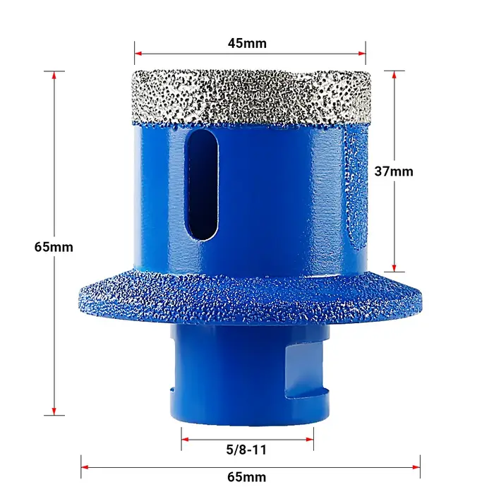 LOZLIN Foret diamanté à sec 5/8-11 pour carrelage céramique
