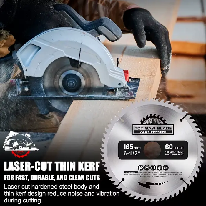Lame de scie circulaire TCT CMCP 165 mm 24/40/48/60T