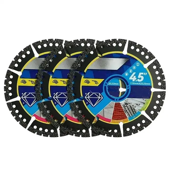Disque de scie roue 3 pièces 4.5 pouces meuleuse d'angle
