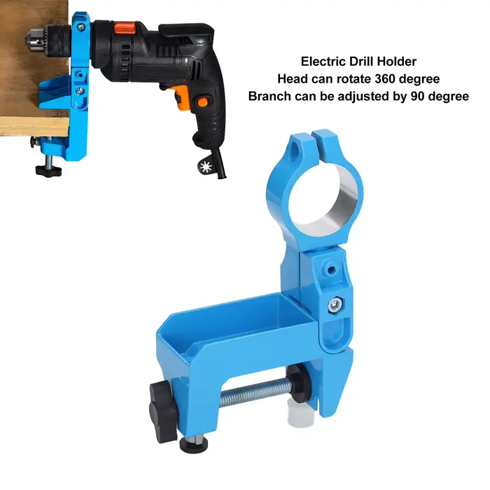 Support de perceuse électrique, support de fixation de perceuse électrique en alliage d'aluminium su