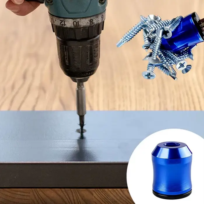 Magnétiseur/démagnétiseur haute dureté, en alliage d'aluminium, tige hexagonale de 6,35 mm, pour foret, pièces de rechange pour outils électriques