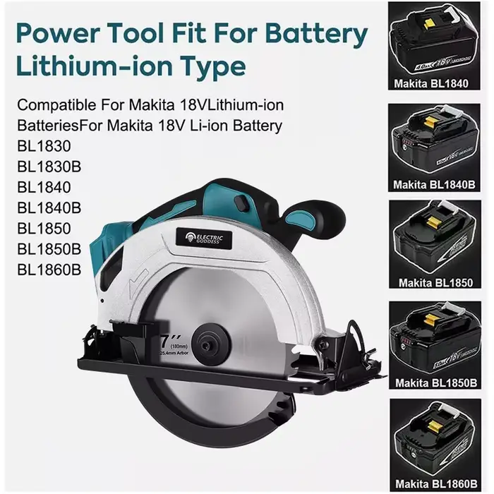 Makita – scie circulaire électrique sans balais de 5/7 pouces