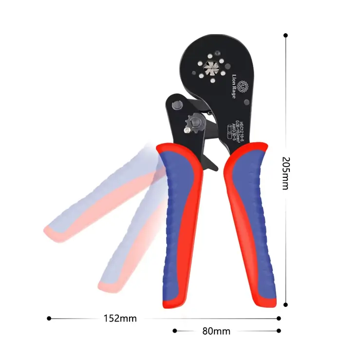 Outil de sertissage de bornes tubulaires, petites pinces HSC12 16-6, kit de fixation électrique de p
