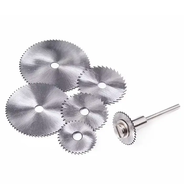 Lames de roue à disque de scie circulaire en métal, tige en acier rapide, Mini lames de scie avec ma