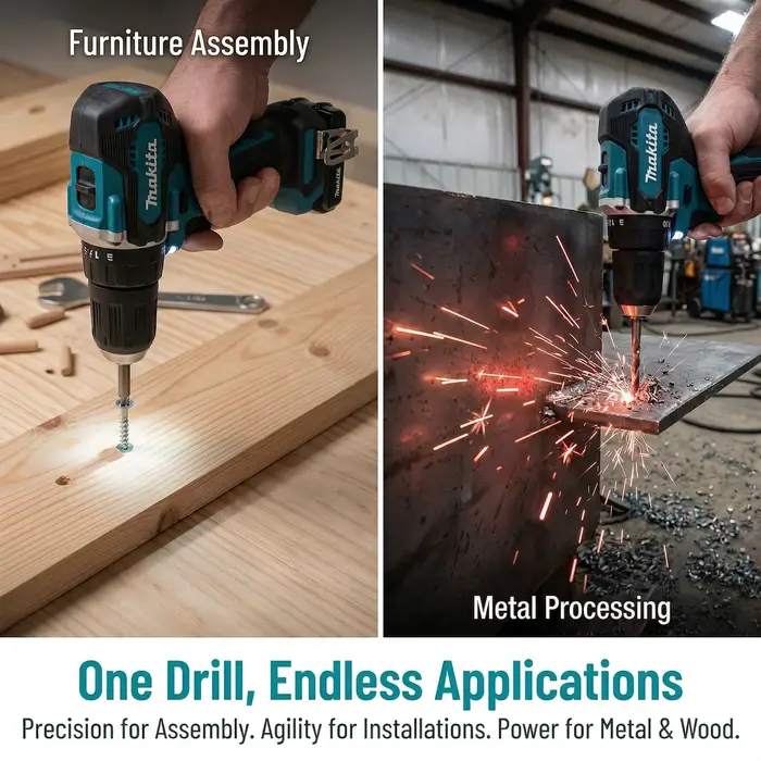 Perceuse-visseuse sans fil MAKITA DDF487 18V