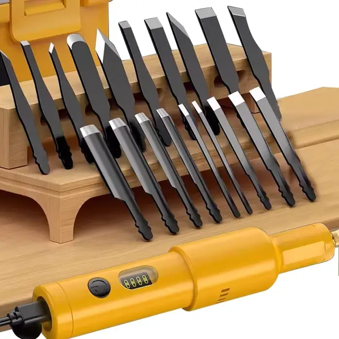 Ensemble d'outils de sculpture électrique portatif pour meubles