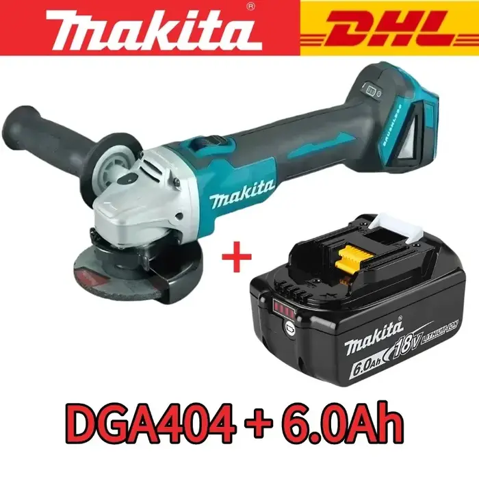 Meuleuse d'angle électrique sans fil Makita 18V 125mm DGA404 haute puissance