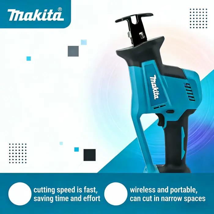 Scie à onglet portative Makita DJR189 18V sans fil