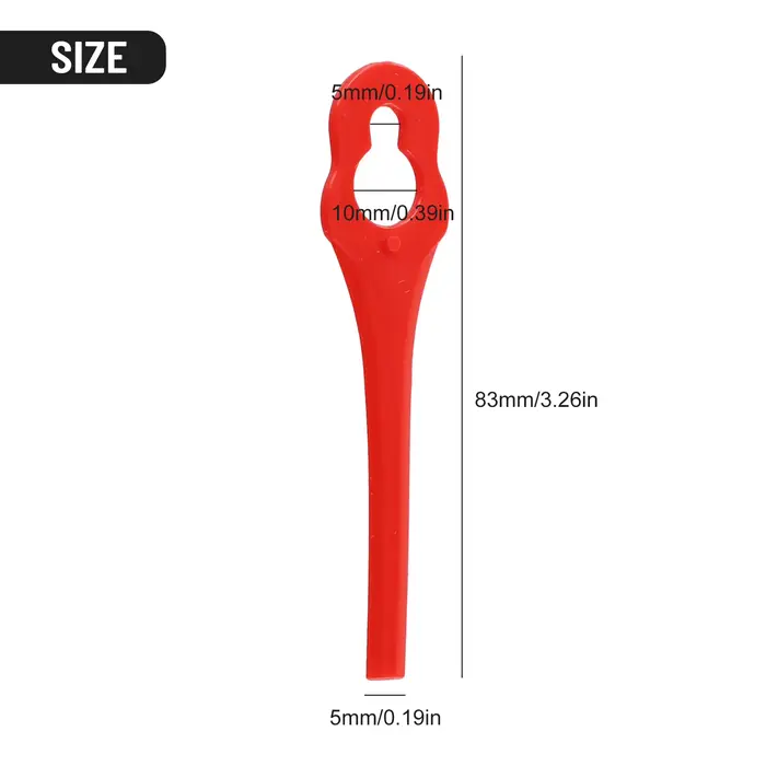 Lames de rechange en plastique pour Parkside PRTA-20-LiA1 LIDL-IAN 311046