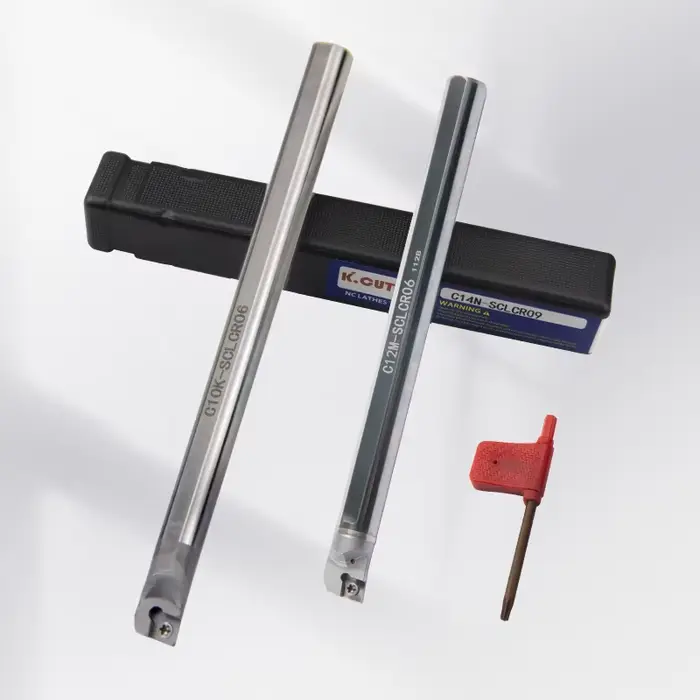 Porte-outil en carbure de tungstène SCLCR06 SCLCR09 SCLCR pour tour mécanique C08K C10K C12M, porte-