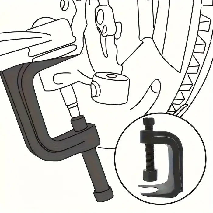 Séparateur de rotule 25112, outil de retrait de rotule, extracteur de rotule, Kit d'outils de 2-3/8 