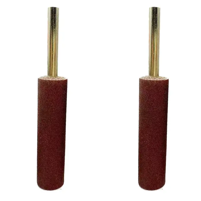 Ponçage outil rotatif accessoires de forage abrasif meulage bandes de ponçage tige en acier papier d