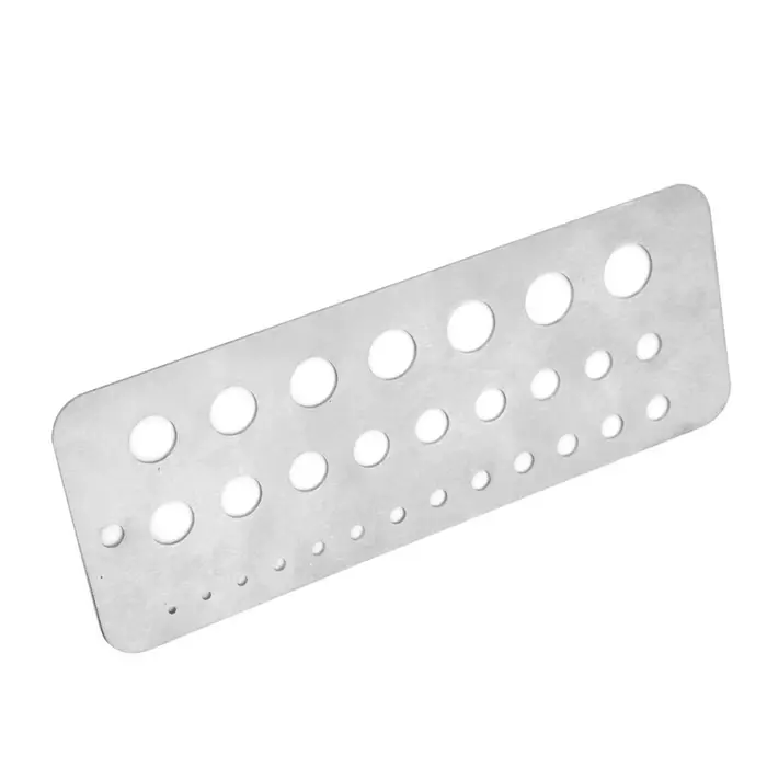 Jauge de forage de 29 tailles, index de 29 tailles Jauge de forage en acier inoxydable Jauge de diamètre de fil de boulon Jauge de foret de taille