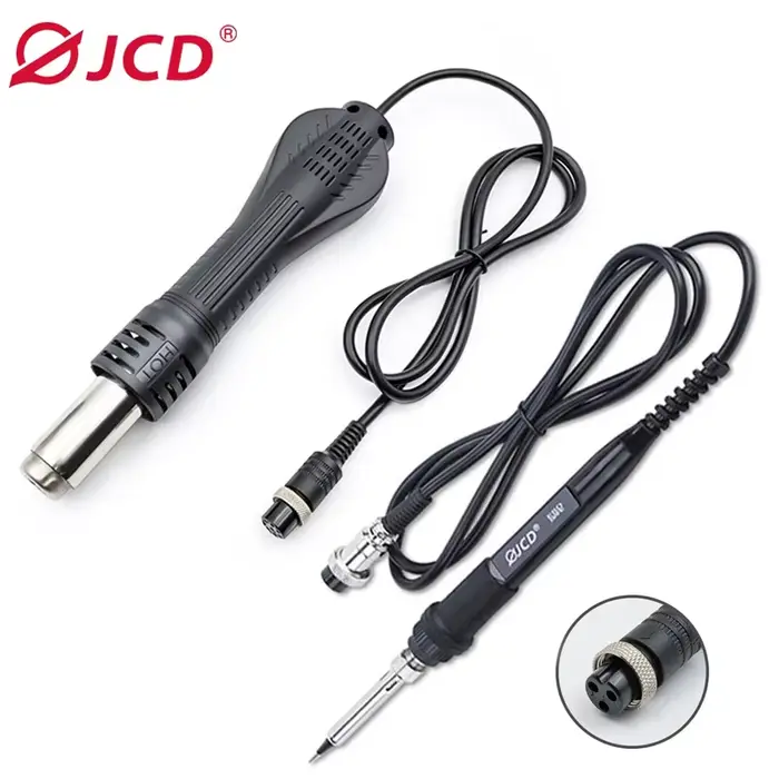 JCD pistolet à Air chaud dessouder pistolet à Air chaud poignée fer à souder convient pour 858D 868D