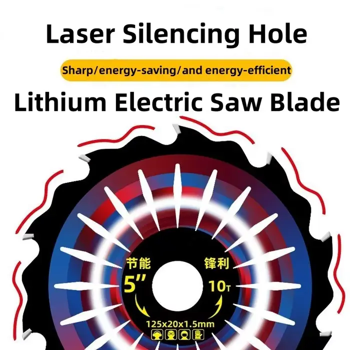 Lame de scie électrique au lithium Ultra fine pour le travail du bois