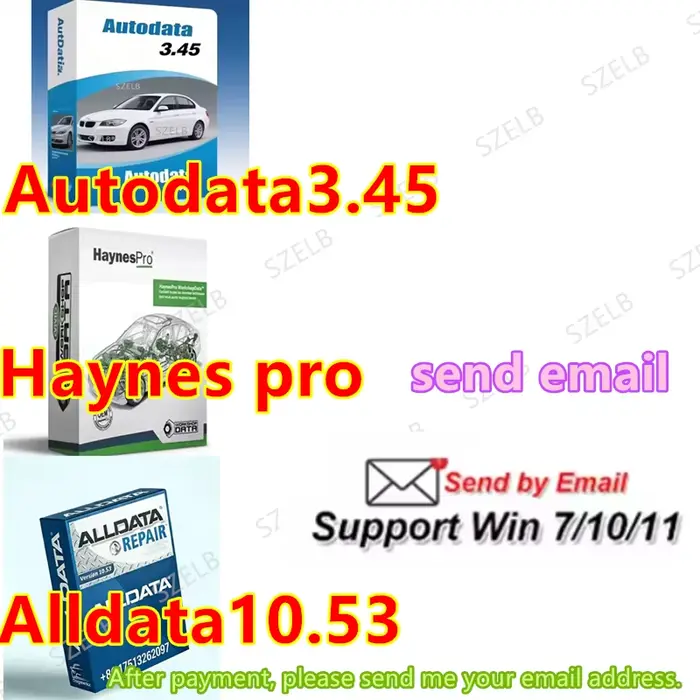 autodata3.45 et Haynes Pro (Vivid2018+Alldata 10.53 Atris-Technik) Logiciel de réparation automobile