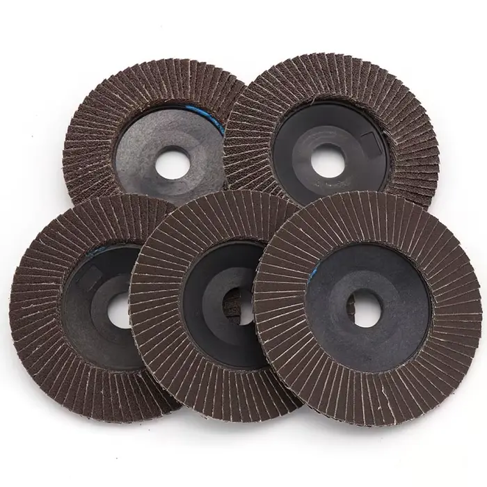 5 pièces 115/125mm meules disques à lamelles