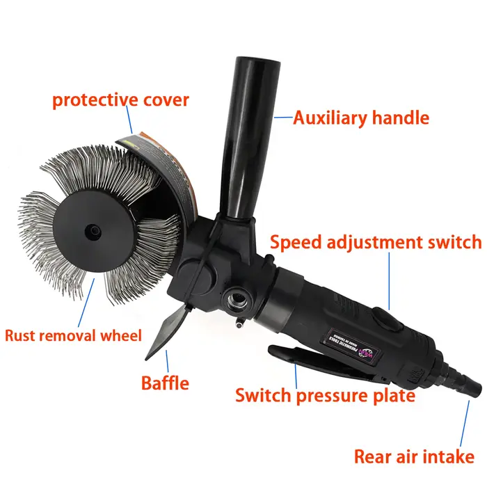 Accessoires et pièces pour outils pneumatiques adaptés au polissage automobile