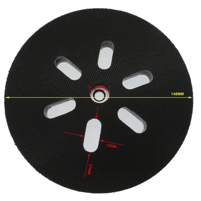 Plaque de support de tampon de ponçage pour ponceuse BOSwivel