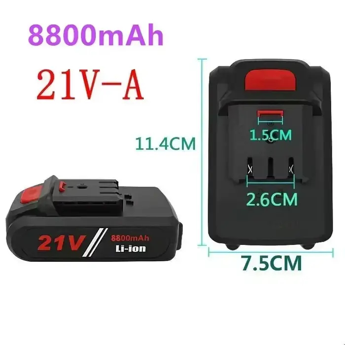 Nouvelle batterie 21V 36V 9.8Ah pour perceuse électrique